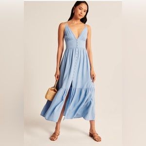 Abercrombie Linen-Blend Dress